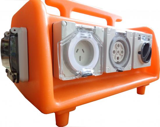  Three (3) Phase Double Adaptor: 32 Amp 5 Pin 